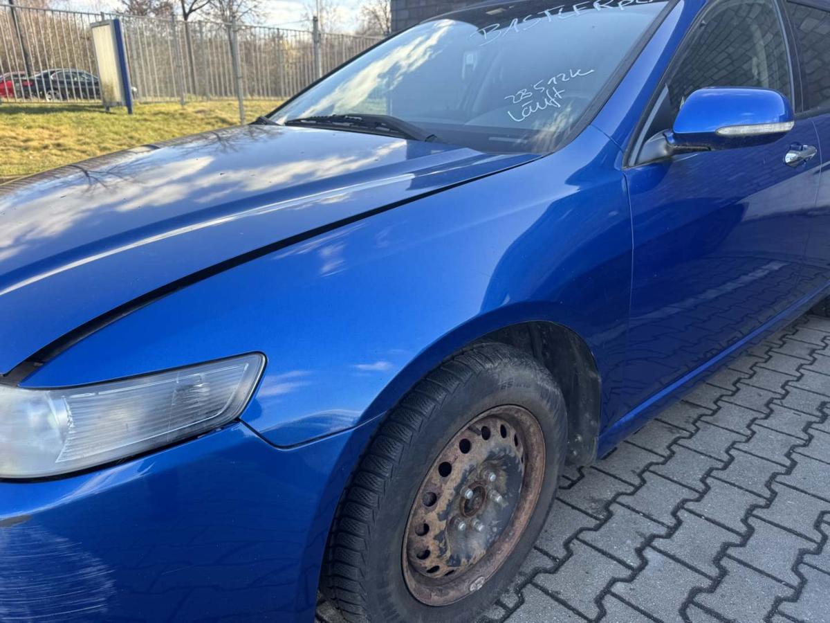 Honda Accord CM1 original Kotfl&uuml;gel vorn links B.507P Arctic Blue Bj.2003